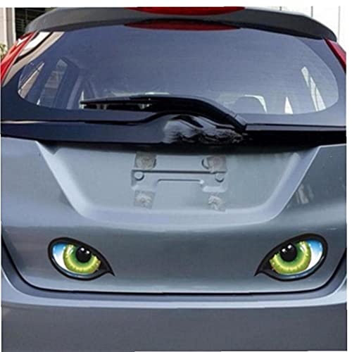 Ruluti Autoadesivi, 3D Stereo Occhi di Gatto