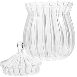 Bocal avec couvercle – idéal pour conserver la fraîcheur des aliments, pratique et sûr pour l'emballage, facile à nettoyer, sucrier avec couvercle