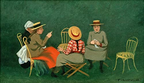 Affiche et gravure Au Bois De Boulogne de Félix Vallotton impression sur toile modern 60x90cm