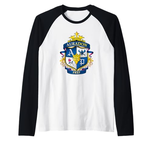 T-shirt raglan Disney Descendants avec le blason d'Auradon Prep pour fan