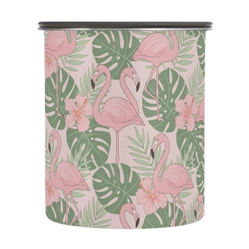 Envase hermético para café de acero inoxidable rosa 900ml