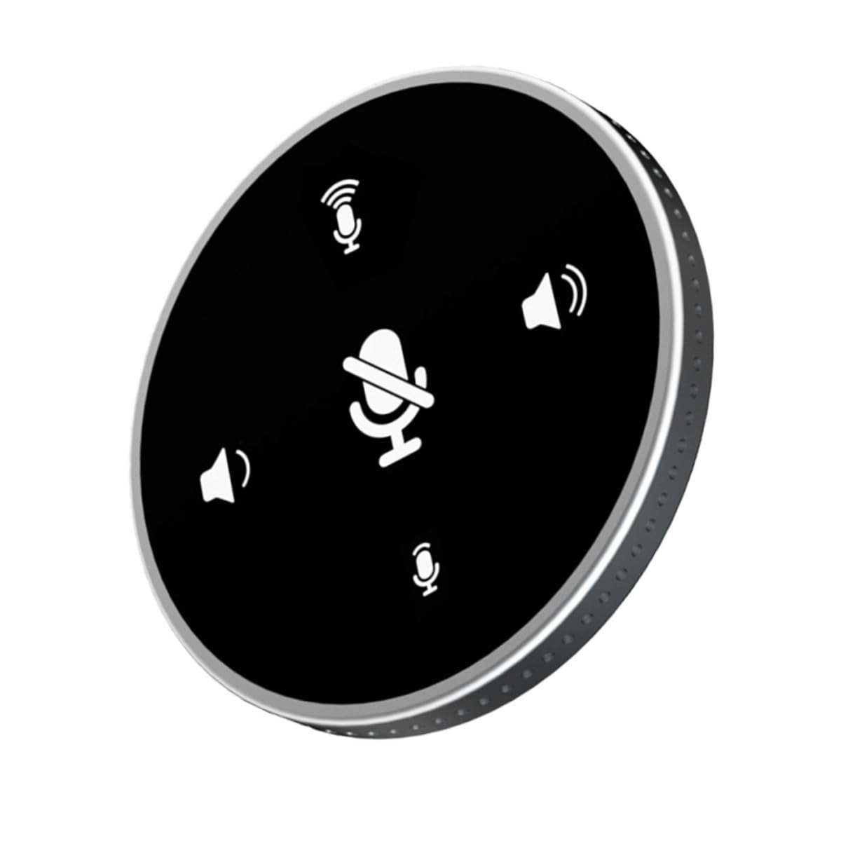 SHOWERORO Microfono Usb Desktop Omnidirezionalper Conferenze Streaming e Voce Compatibile Con Laptop e Computer Design Semplice e Leggero Facile Da Usare Per Riunioni e Giochi