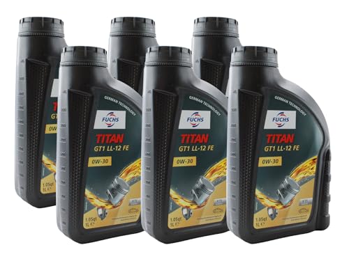 Aceite motor Fuchs 6 L TITAN GT1 LL-12 SAE 0W-30