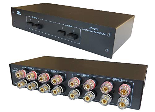 TC-7220 2-Way Amplifier Speaker Selector Switch Switcher Comparator Crossover Router