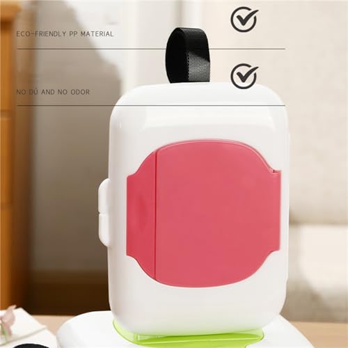 Wipes Dispensers Refillable Wipe Holder Baby Wipe Box Case for Indoor Outdoor Reusable Travel Wet Wipe Container