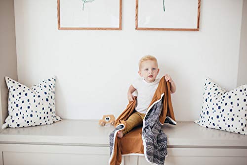 Image of Copper Pearl 3-Layer Baby Blanket: Soft Baby Quilts for Boys and Girls | Breathable, Cozy, Toddler Blanket | Baby Quilt for Newborns | 46x46 Premium Polyester /Rayon | Canyon