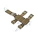 EXCELLENT ELITE SPANKER Tactical Drop Leg Holster Adjustable Drop Leg Platform Molle Module Universal Bag for Left/Right Leg(Coyote Brown)