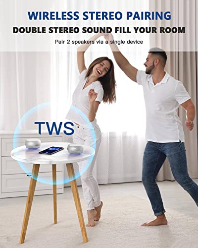 Lenrue Portable Bluetooth Speakers With Enhanced Bass And Stereo Sound, Wireless Stereo Pairing, Bulti In Mic, Tf Port, Wireless Speaker Portable For Phone, Ipad, Mac, Tablet, Echo #TOP3