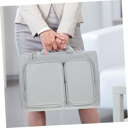 Funda para laptop portátil gris Uonlytech impermeable miniatura 3