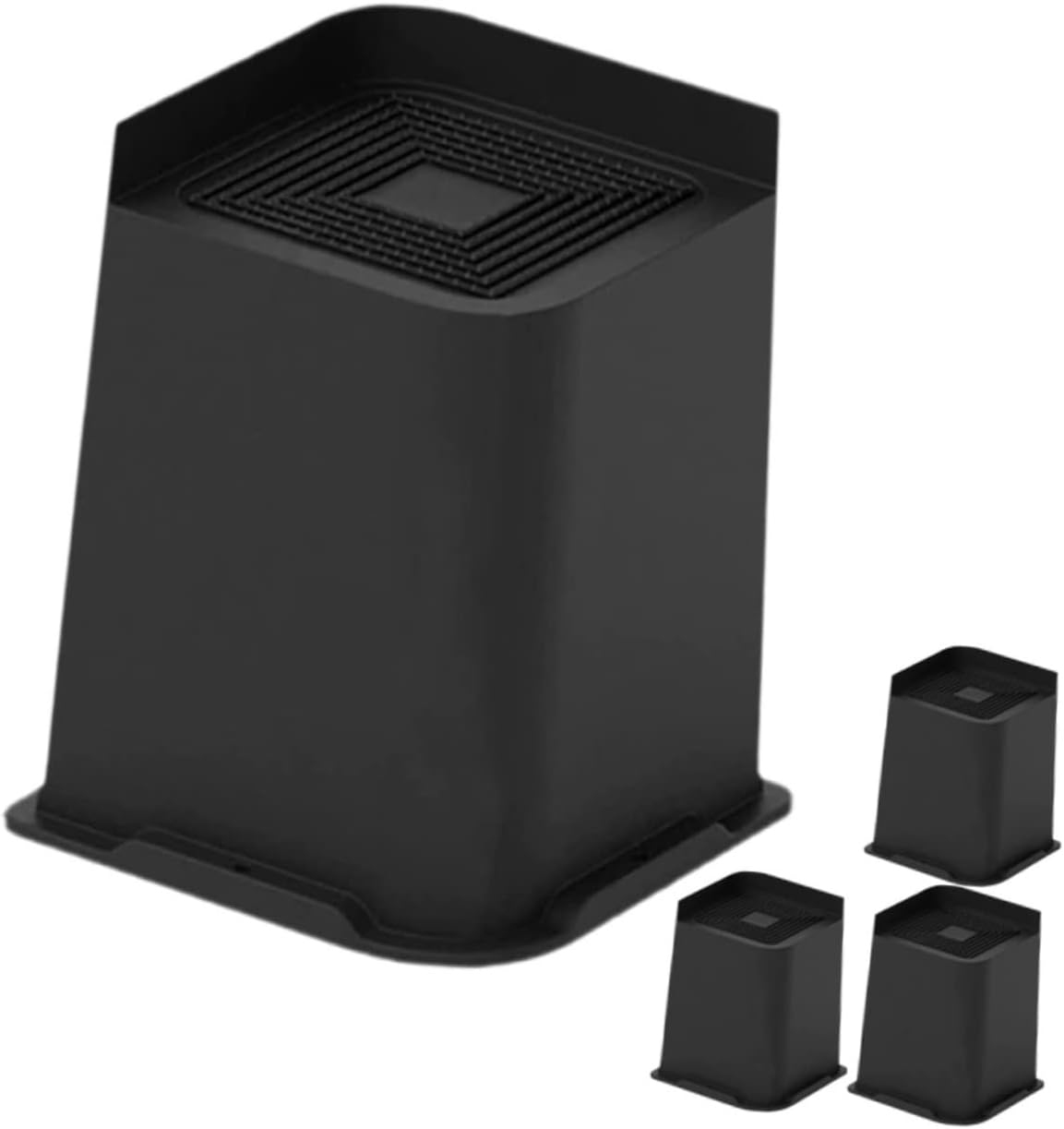 4pcs Raised Bed Frame Risers Multi-Function Furniture Legs Fittings for Living