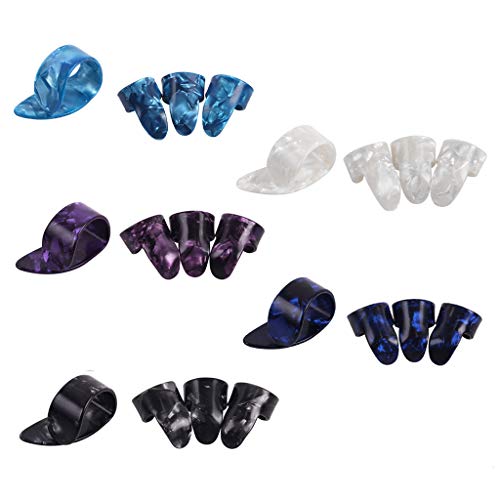 S-TROUBLE 4 pièces/Ensemble en Plastique Guitare Doigt Pics Doigt Pouce Pouce plectres Ongles protecteurs Outil pour… - Les Beatles, Paul McCartney, John Lennon, RIngo Starr, George Harrison S-TROUBLE 4 pièces/Ensemble en Plastique Guitare Doigt Pics Doigt Pouce Pouce plectres Ongles protecteurs Outil pour… – Image 4