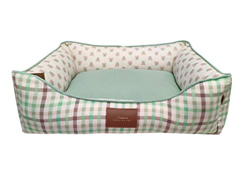 Cama Fábrica Pet para Cães, Pequeno, Verde, Urso