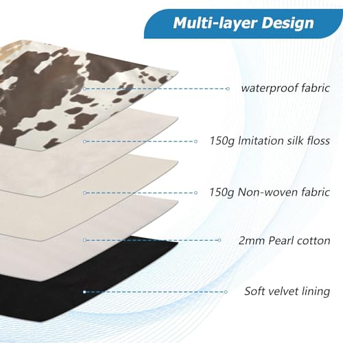 Funda para portátil con diseño retro de vaca para 13-14 pulgadas miniatura 4
