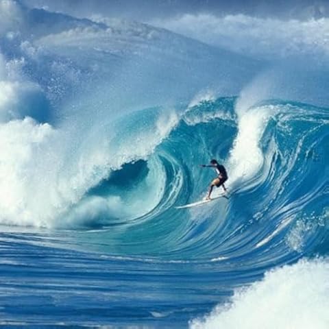 Big Wave Surfing Greeting Card by SAS Cover