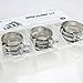 Heavy Duty T-Bolt Hose Clamps 6-Piece Set - Stainless Steel 304 (46-65mm) | Leak-Proof Design for Automotive, Marine, Industrial Use