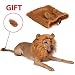 Fluffy Family Dog Lion Mane Dog Wig - Pet Costumes for Large Dogs and Medium Dogs - Adjustable Pet Costume Lion Wig for Halloween with Gift - Lion Tail