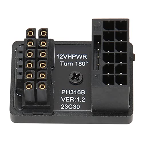 Adaptador PCIe ATX de 16 Pines Zunate para solucionar dobles de cables GPU de 600W 6