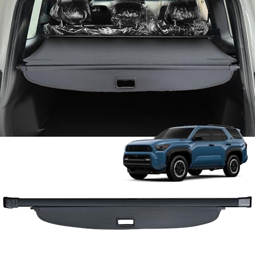 AUXKO Retractable Cargo Cover for Toyota 4Runner 2026-2025, Carbon Fiber