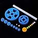 AUKUYEE 80Pcs Plastic Gear Kit Gearbox Motor Gear Set for DIY Car Robot QY16
