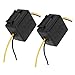 Aramox Stereo Power Supply Filter, 2Pcs Car Power Filter 12V Interference Proof Noises Reduction Stereo Power Supply Filter for Equalizers Amplifiers