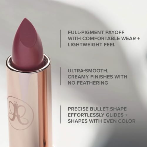 Image of Anastasia Beverly Hills - Matte Lipstick Full-Pigment Velvet Color | High-Intensity Color Payoff, Comfortable Velvet Matte, Precision Bullet Design, Universal Nude Shades, Vegan & Cruelty-Free.
