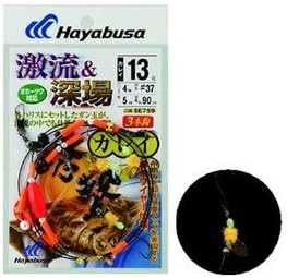 Hayabusa SE759 Attraction Curry, Extreme Flow & Deep Place, 3 Hooks, No. 13 - Harris: No. 4