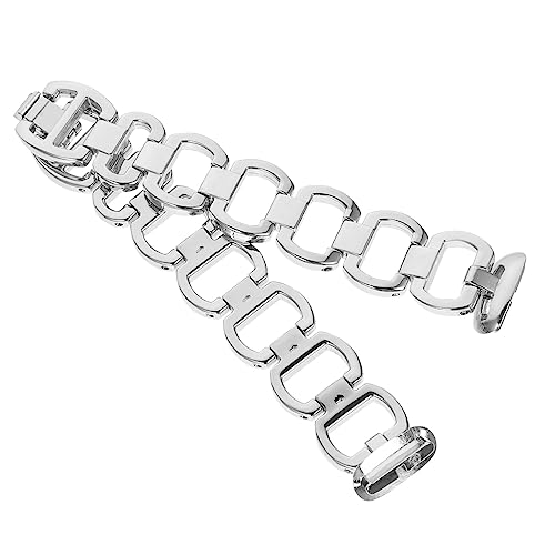 Bracelet acier pour montre argenté idéal pour rehausser votre style élégant au quotidien