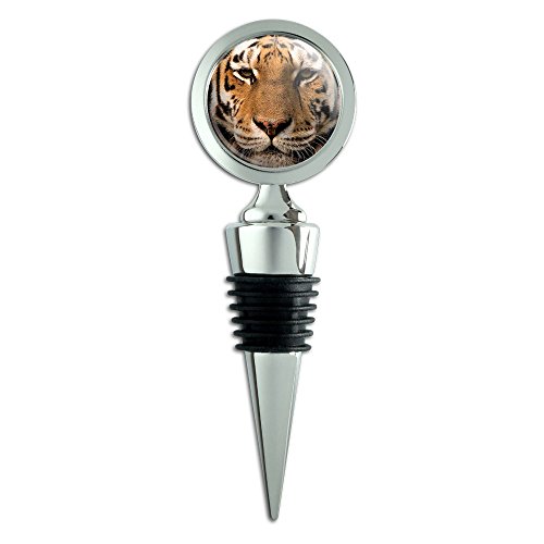 Bengal Tiger Face Wine Bottle Stopper
