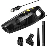PUGTOW Aspirateur 2 en 1 Maison & Voiture : Haute Puissance, Fonction Eau/poussière, Pratique avec Allume-Cigare