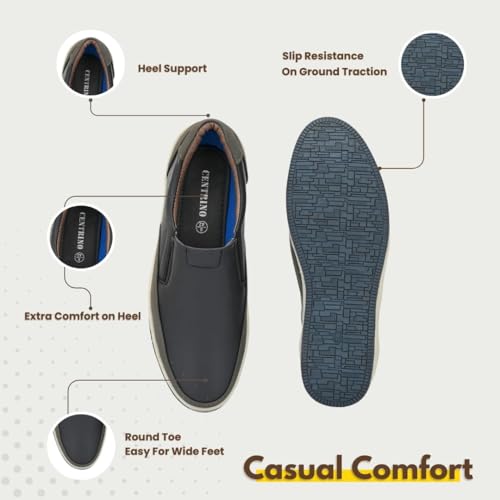 Image of Centrino Loafers for Men Causal | Casual Shoes for Men | Soft Cushioned Insole| Moccasins | Lighweight Shoes (3392)