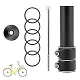 Syijupo Elevador Manillar Bicicleta, MTB Elevador de Vástago de Bicicleta, MTB Vástago Elevador de Manillar, para MTB, Bicicleta de Montaña y Bicicleta de Carretera