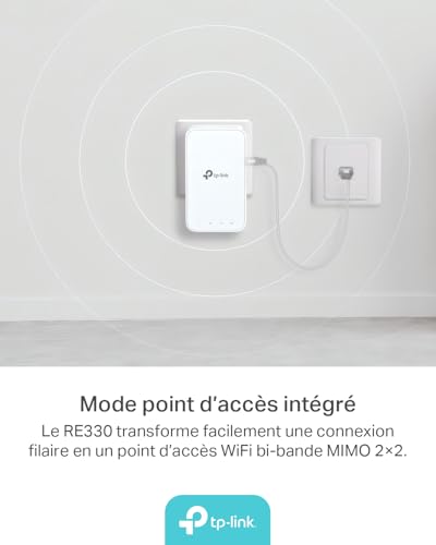 TP Link RE330 prolongateur réseau Répéteur réseau 10 100 Mbit/ Neuf - vue 7