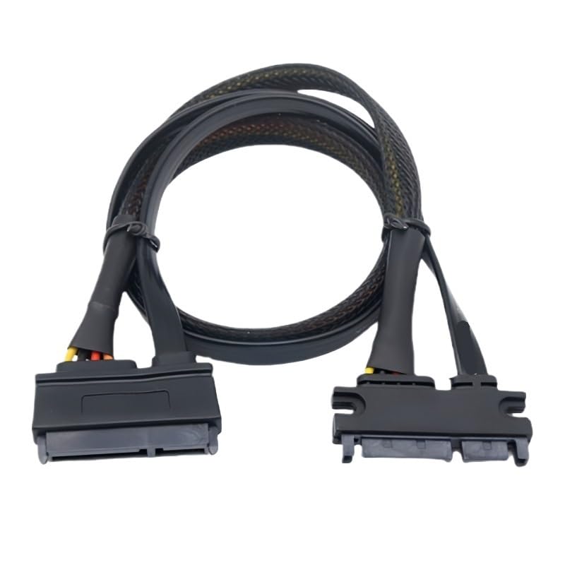 Cable Extensor SATA 7+15PIN 30CM para Disco Duro