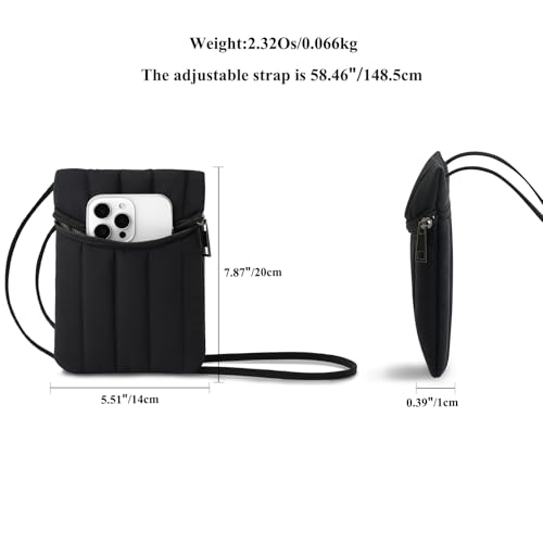 Image of Small Crossbody Women Cell Phone Purse Wallet Bag With Shoulder Strap