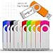 2GB USB Flash Drive 10 Pack JBOS 2 GB USB Drives Memory Stick Swivel 2G Thumb Drives Gig Stick USB2.0 Pen Drive for Date Storage, 2 Gig UBS Flash Drive, Zip Drive, Jump Drive, USB Stick, Mixed Color