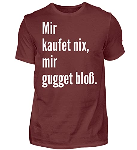 T-Shirt Homme Rouge en Coton Premium Éponge de Schwob Taille M