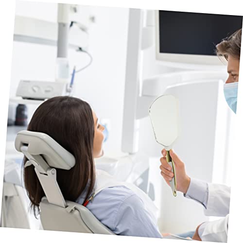 ADOCARN Vaidade de plástico à mão para uso ao ar livre barbeiros compactos beleza para espelhos mulh