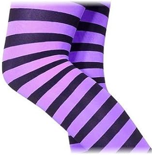 Smiffys Striped - Tights and Black