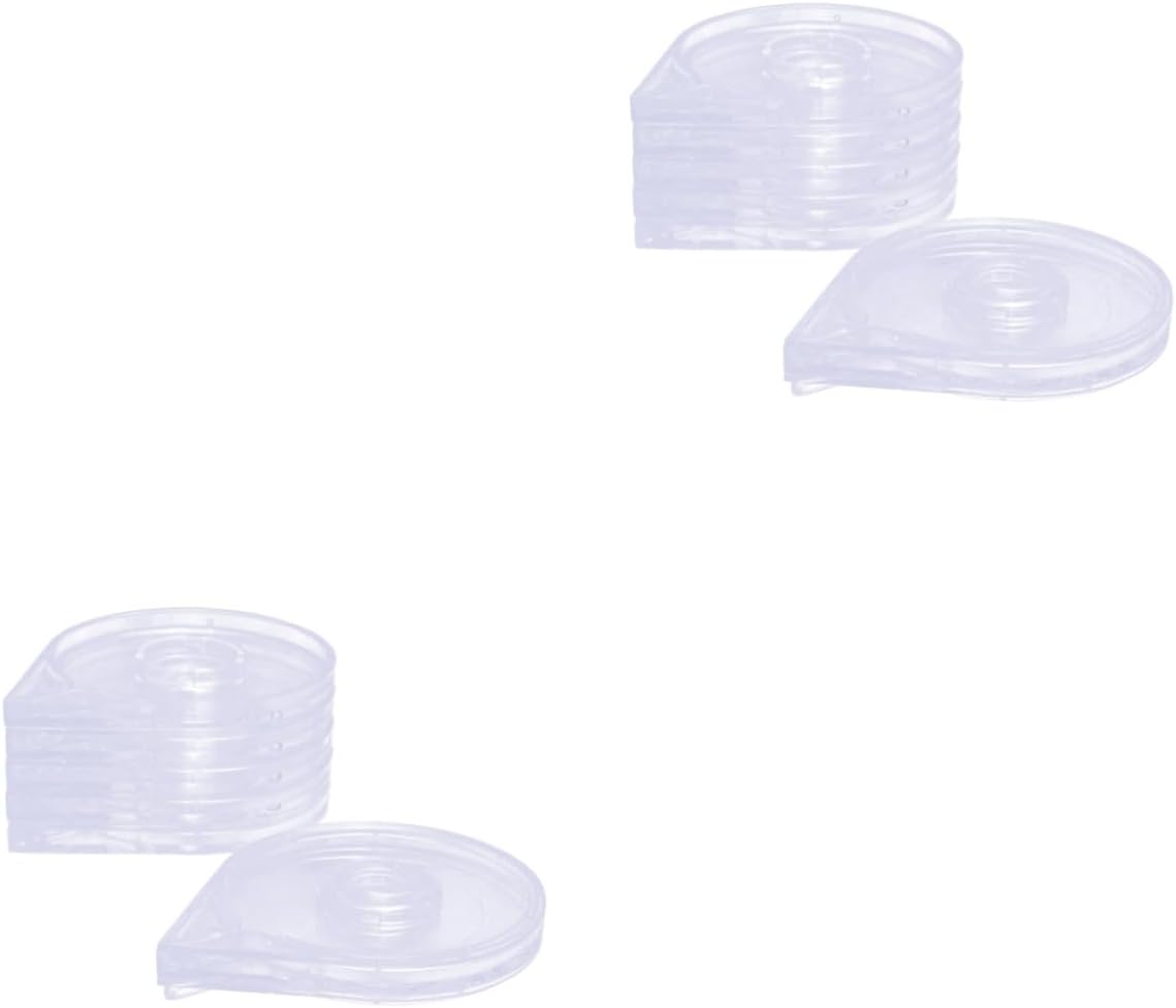 FRCOLOR Sticker Dispenser Transparent Tape Decorative Duct Tape 12 Pcs Nail Striping Tape Line Roll Nail Striping Dispenser Tool for DIY Manicure Nail Art Striping Tape Nail