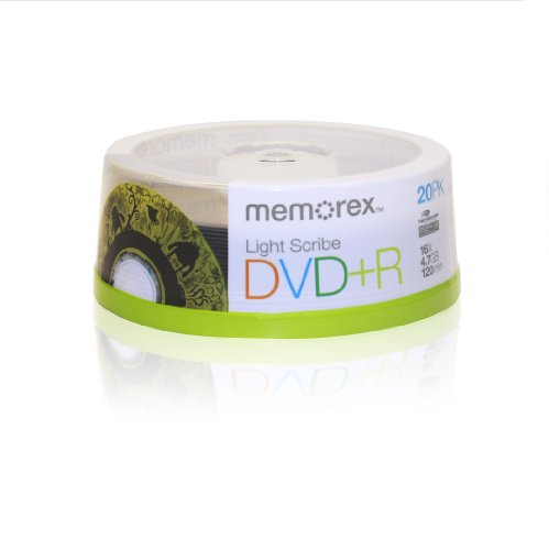 Memorex 16x DVD+R Light Scribe 20 Pack (32024708)