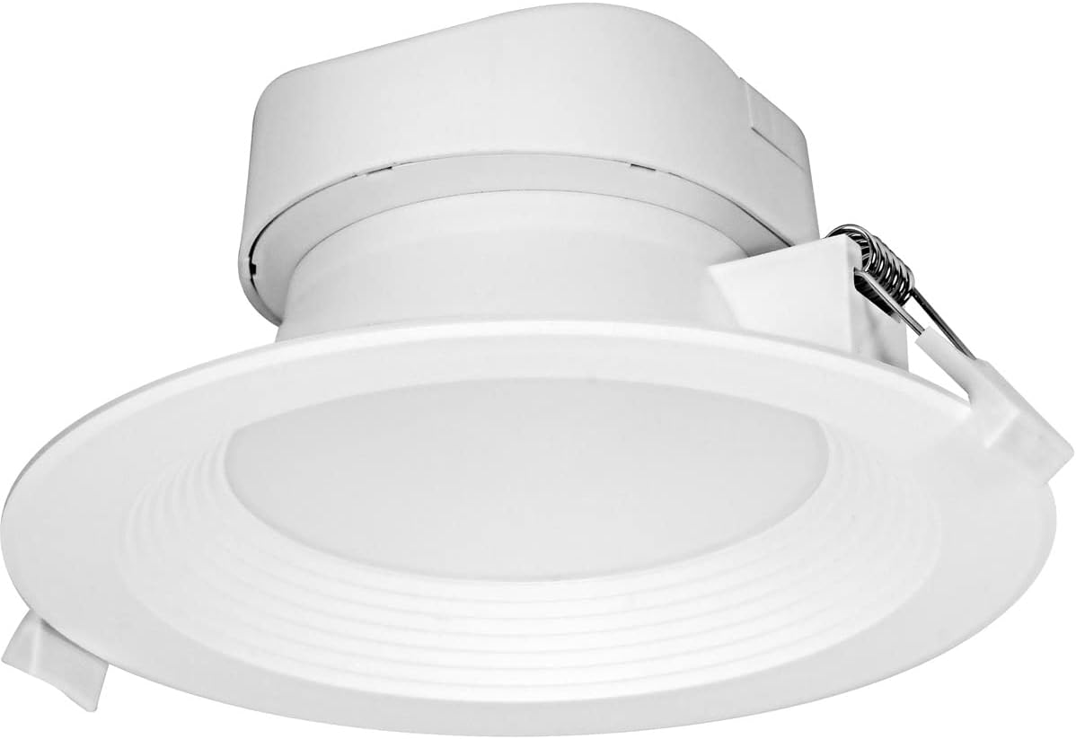 Satco 9 watt LED Direct Wire Downlight; 5-6 inch; 3000K; 120 volt; Dimmable