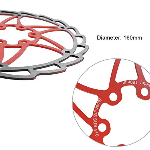 Freio de disco, Romacci 160mm MTB almofada de freio a disco para bicicleta bicicleta freio a disco r