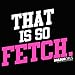 Junior's Mean Girls That is So Fetch Quote Racerback Tank Top - Black - X Small