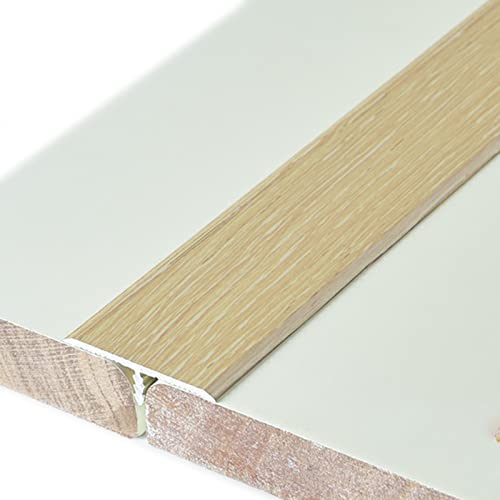 Bande de transition de seuil de porte TILEZE aluminium tapis carrelage bois