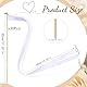 Wedding Wands Zauberstäbe Hochzeit Luftschlangen 30stk Spalier Hochzeit Wiederverwendbar Glücksstab Kein Grat für Hochzeiten Geburtstage Partys Feiertagsfeiern Verwendet Weihnachten (Weiß)