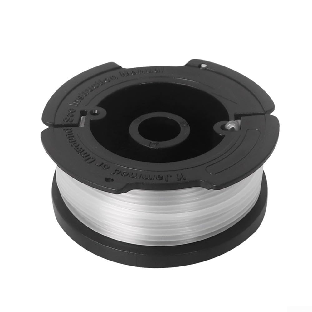 Bobine de Rechange pour Fil de débroussailleuse, Bobine et Fil de Rechange à Alimentation Automatique for modèles de Coupe-Bordures Black & Decker, Lot de 3