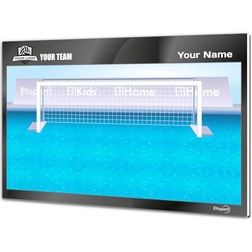 ETISPORT Goalkeeper Water Polo Coach Tactical Board. Double-Sided for Dry Erase Marker. Personalized with Color, Crest or Logo, Name, and Club. (Standard) - Thumbnail 2