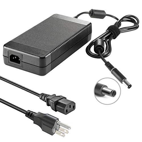 240W 19.5V 12.3A PA-9E AC Adapter Charger for Dell M17X R2 M17X R3 Precision 7510 7710 7720 7730 J211H FWCRC C3MFM U896K 6RTJT Y044M M6400 M6500 M6600 M6800 Laptop Charger