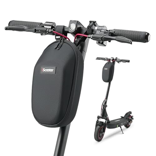 iScooter Scooter Storage Bag Large Capacity 3L Waterproof Scooter Handlebar Bag Front Hanging Bag Case for Electric Scooter Carrier Kick Scooters Folding Bike Universal Accessories