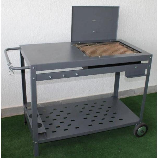 Barbacoa Mesa Cordoba Parrilla Inoxidable - Imor En Oferta Imor, Barbacoa Con Mesa Córdoba